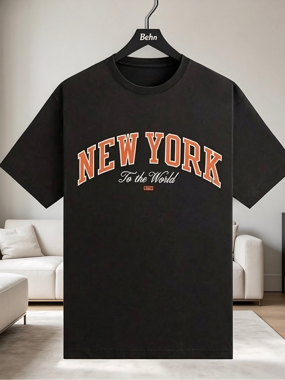 Kith New York Knicks New York To World Basketball Tee Black T Shirt